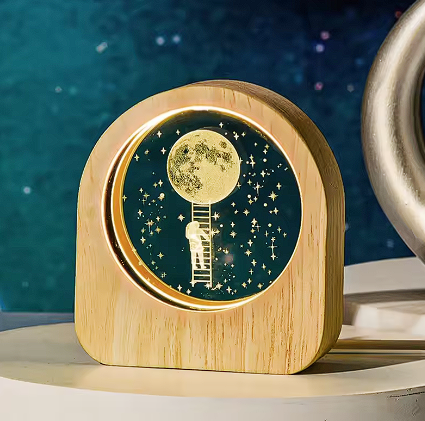 Bola de Cristal con Estrella LED