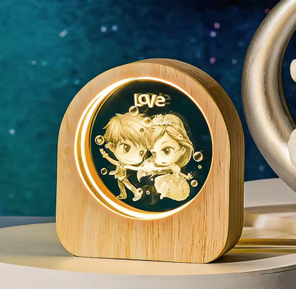 Bola de Cristal con Estrella LED